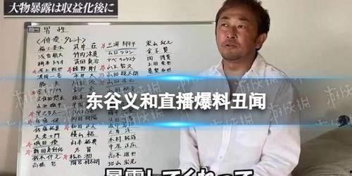 东谷义和爆料最新,揭秘娱乐圈惊人内幕